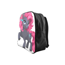 Load image into Gallery viewer, Dark Pony School Backpack (Model 1601)(Small)