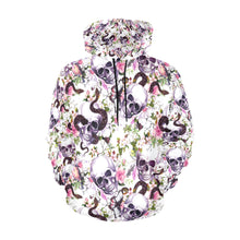 Load image into Gallery viewer, Skullz All Over Print Hoodie for Unisex   (USA Size) (Model H13)