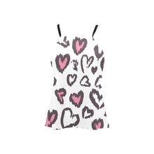 Load image into Gallery viewer, Heart Leopard Loose Fit Halter Neck Top (Model T68)