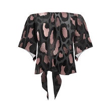Load image into Gallery viewer, BLK Wild Off Shoulder Knot Front Blouse (Model T71)