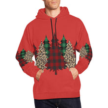 Load image into Gallery viewer, Christmas trees 2 All Over Print Hoodie for  Unisex (USA Size) (Model H13)