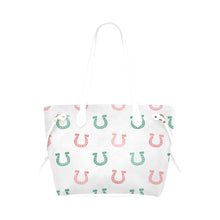 Load image into Gallery viewer, Horseshoe Clover Canvas Tote Bag (Model 1661)