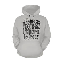 Load image into Gallery viewer, HocusPocusINeedCoffee All Over Print Hoodie for Unisex(USA Size) (Model H13)