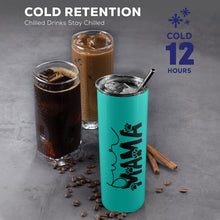 Load image into Gallery viewer, Fur mama 20oz Tall Skinny Tumbler with Lid and Straw