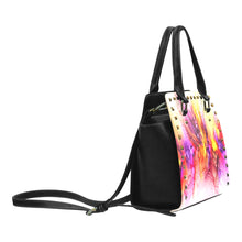 Load image into Gallery viewer, abstract Rivet Shoulder Handbag (Model 1645)