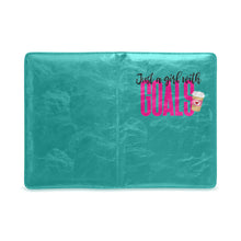 Load image into Gallery viewer, Just A girl with goals Custom NoteBook A5