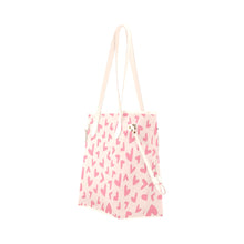 Load image into Gallery viewer, Hearts Pink Clover Canvas Tote Bag (Model 1661)