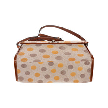 Load image into Gallery viewer, Dotti Waterproof Canvas Bag-Brown (All Over Print) (Model 1641)