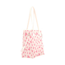 Load image into Gallery viewer, Hearts Pink Clover Canvas Tote Bag (Model 1661)