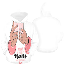 Load image into Gallery viewer, Nails All Over Print Hoodie for Unisex (USA Size) (Model H13)