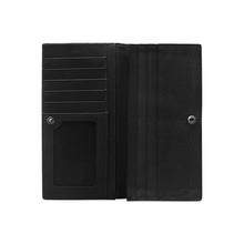 Load image into Gallery viewer, Hearts Purple Women's Leather Wallet (Model 1611)