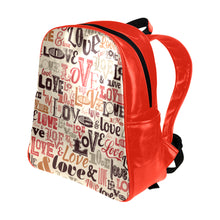 Load image into Gallery viewer, Love Multi-Pockets Backpack (Model 1636)
