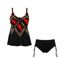 Load image into Gallery viewer, Thorn Chest Drawstring Swim Dress (Model S30)