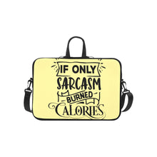 Load image into Gallery viewer, If only sarcasm burned Laptop Handbags 15"
