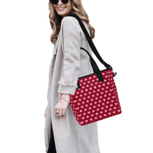 Load image into Gallery viewer, Hearts Tote Bag with Shoulder Strap (Model 1724)