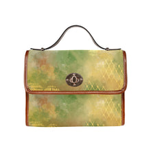 Load image into Gallery viewer, In Green Waterproof Canvas Bag-Brown (All Over Print) (Model 1641)