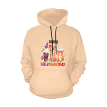 Load image into Gallery viewer, Hallothanksmas All Over Print Hoodie Unisex (USA Size) (Model H13)