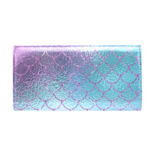 Load image into Gallery viewer, sparkling mermaid Women's Flap Wallet (Model 1707)