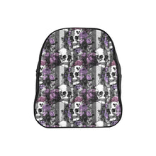 Load image into Gallery viewer, Goth Purple School Backpack (Model 1601)(Small)