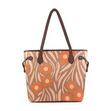 Load image into Gallery viewer, Peach Fuzz Cute Clover Canvas Tote Bag (Model 1661)