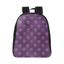 Load image into Gallery viewer, Gothic Purple School Backpack (Model 1601)(Small)
