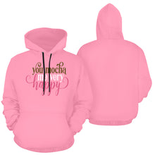 Load image into Gallery viewer, MochaMeHappy All Over Print Hoodie for Unisex (USA Size) (Model H13)