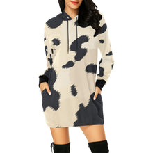 Load image into Gallery viewer, Country All Over Print Hoodie Mini Dress (Model H27)