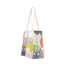 Load image into Gallery viewer, Lots of cats Clover Canvas Tote Bag (Model 1661)