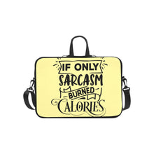 Load image into Gallery viewer, If only sarcasm burned Laptop Handbags 15"