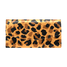 Load image into Gallery viewer, Leopard Skin Women's Flap Wallet (Model 1707)