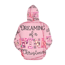 Load image into Gallery viewer, Pink Christmas All Over Print Hoodie for unisex (USA Size) (Model H13)