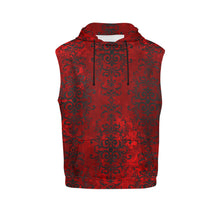 Load image into Gallery viewer, Vampire Romance 3 All Over Print Sleeveless Hoodie for unisex(Model H15)