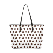Load image into Gallery viewer, Spots Chic Leather Tote Bag (Model 1709)