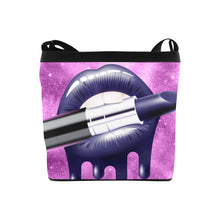 Load image into Gallery viewer, purple lip version Crossbody Bags (Model 1613)