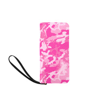 Load image into Gallery viewer, Pink Camo Women's Clutch Purse (Model 1637)