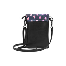 Load image into Gallery viewer, Hearts Pink Small Cell Phone Purse (Model 1711)
