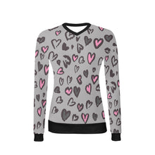 Load image into Gallery viewer, Leopard Women's All Over Print V-Neck Sweater (Model H48)