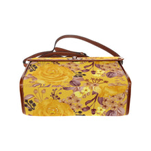 Load image into Gallery viewer, Floral Waterproof Canvas Bag-Brown (All Over Print) (Model 1641)