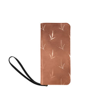 Load image into Gallery viewer, Brown Leaves Women's Clutch Purse (Model 1637)