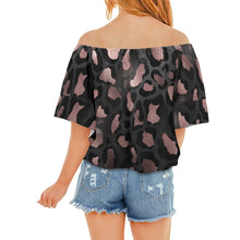 Load image into Gallery viewer, BLK Wild Off Shoulder Knot Front Blouse (Model T71)