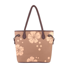 Load image into Gallery viewer, Peach Fuzz Pretty Clover Canvas Tote Bag (Model 1661)