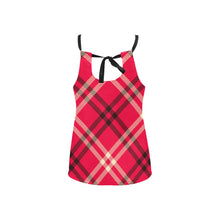 Load image into Gallery viewer, Plaid love Loose Fit Halter Neck Top (Model T68)
