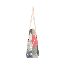 Load image into Gallery viewer, Lots of cats Clover Canvas Tote Bag (Model 1661)