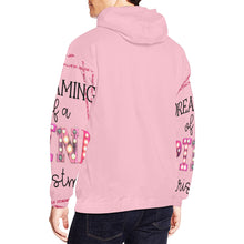 Load image into Gallery viewer, Pink Christmas 2 All Over Print Hoodie for unisex (USA Size) (Model H13)