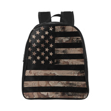 Load image into Gallery viewer, Flag School Backpack (Model 1601)(Small)