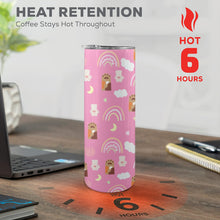 Load image into Gallery viewer, Cat Paw Hand 20oz Tall Skinny Tumbler with Lid and Straw