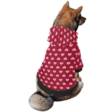 Load image into Gallery viewer, Hearts Pet Dog Hoodie