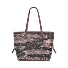 Load image into Gallery viewer, Leopard Mix Clover Canvas Tote Bag (Model 1661)