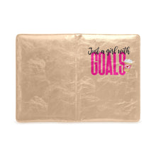 Load image into Gallery viewer, Just a girl with goals Custom NoteBook A5