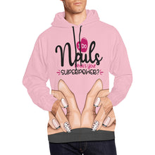Load image into Gallery viewer, I Do Nails All Over Print Hoodie for Unisex (USA Size) (Model H13)